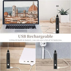 Cordless Milk Frother Set with USB Rechargeable Whisk