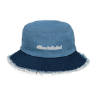 Distressed Denim Bucket Hat