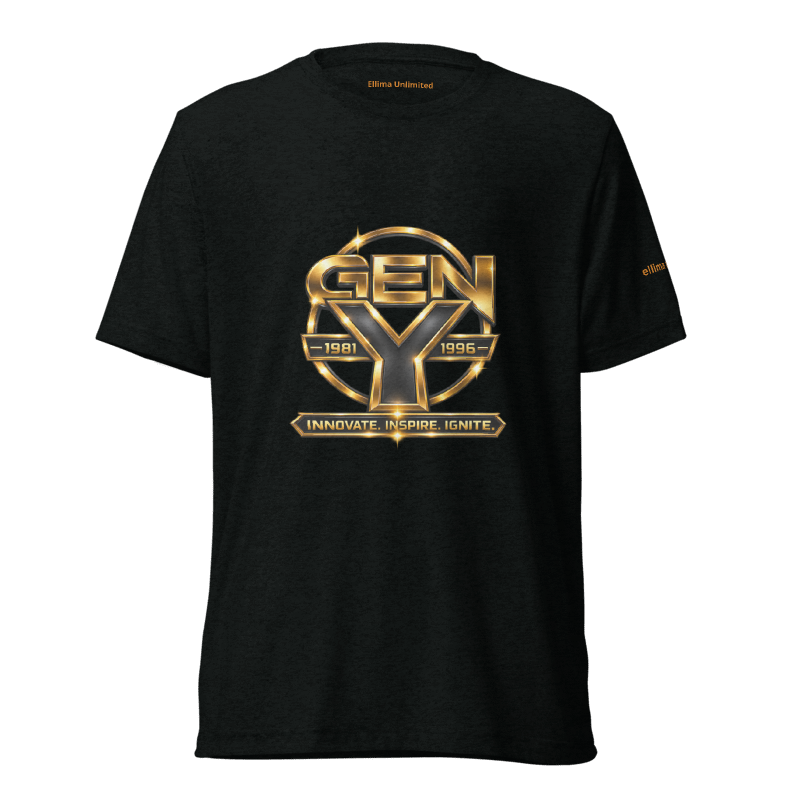 Gen Y Gold Unisex Tri-Blend T-Shirt | Bella + Canvas 3413