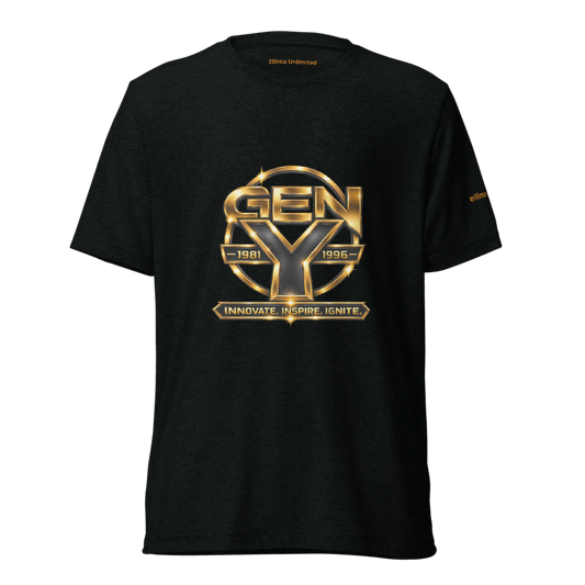 Gen Y Gold Unisex Tri-Blend T-Shirt | Bella + Canvas 3413