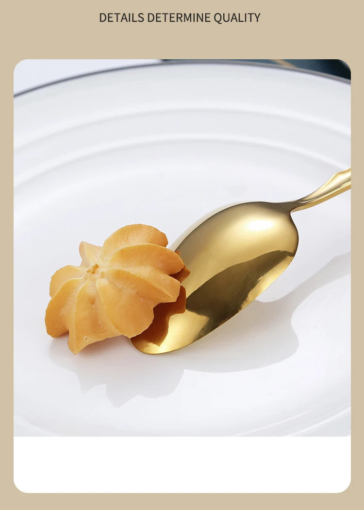 16pcs Cutlery Set Dinnerware Stainless Steel Western Tableware Forks Knives Spoons Silverware Wedding Gift Dishwasher Safe