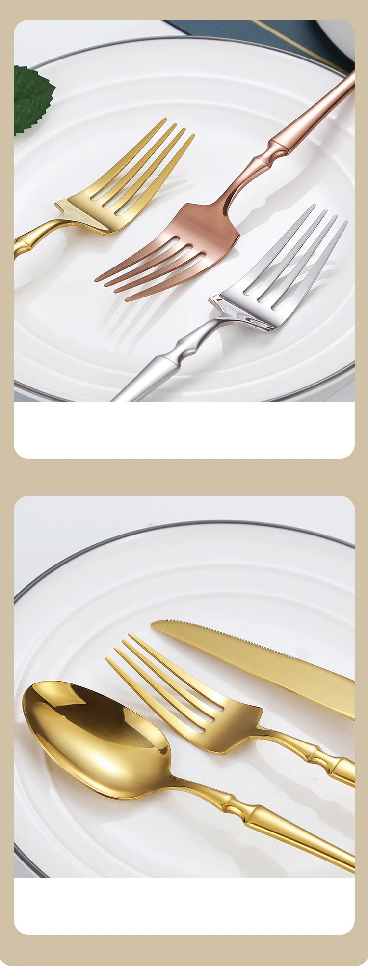 16pcs Cutlery Set Dinnerware Stainless Steel Western Tableware Forks Knives Spoons Silverware Wedding Gift Dishwasher Safe