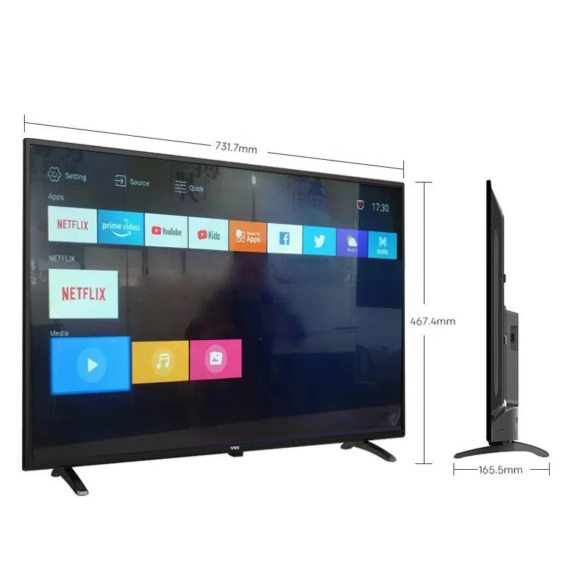 VSTI 32-inch Class LED Smart FHD TV 1080P (2025 Model), Black LED & LCD TVs / Televisions