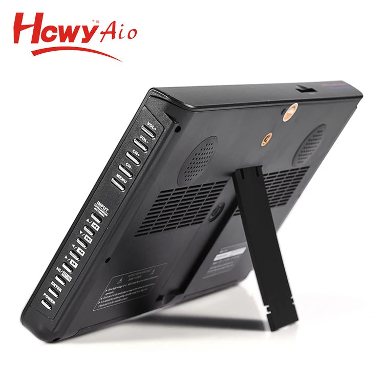 Factory 10.1inch 1024*600 DVB-T2 ATSC ISDB-T Portable Digital TV with DC AV SD HDM Interface