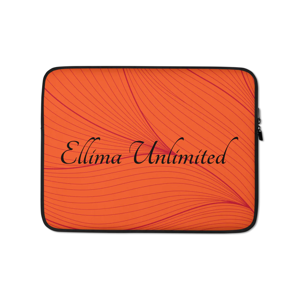 Ellima Unlimited Orange Laptop Sleeve