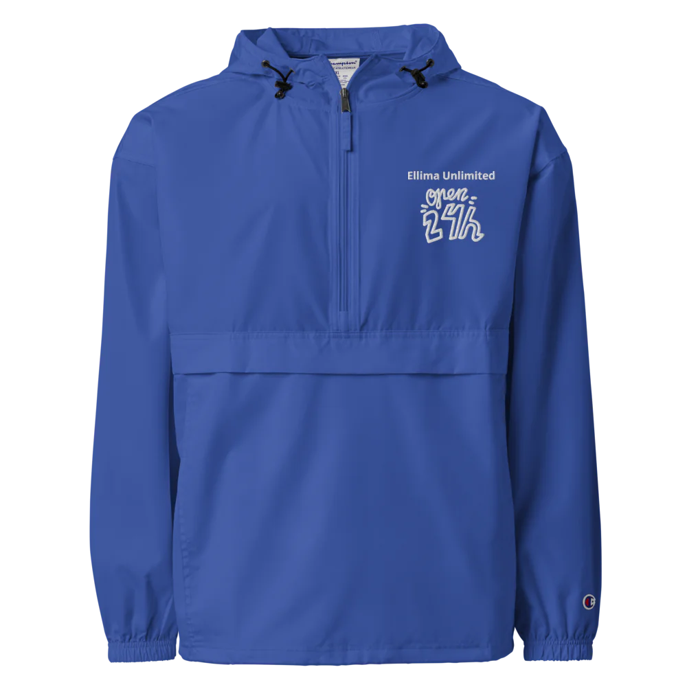 Ellima Unlimited Open 24 Embroidered Champion Packable Jacket