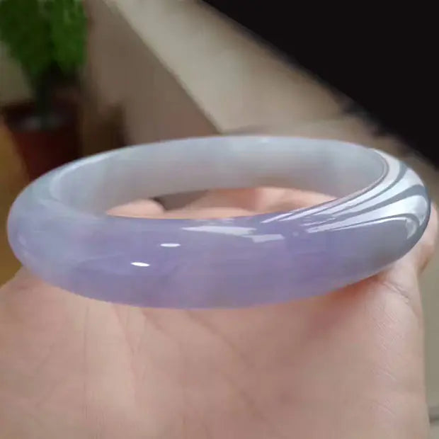 Violet Jade Ice Waxy Kinds Bracelet