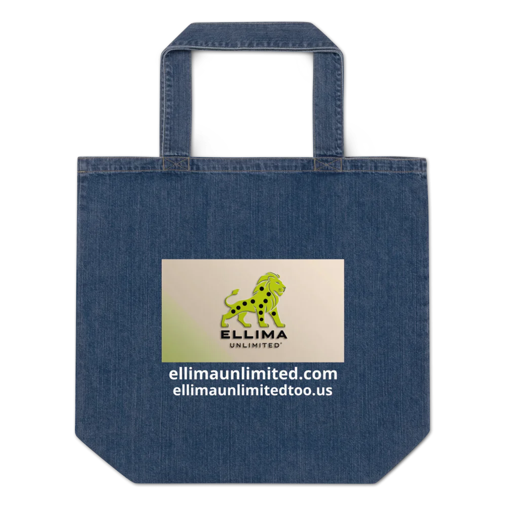 Organic Denim Tote Bag | Mantis M196