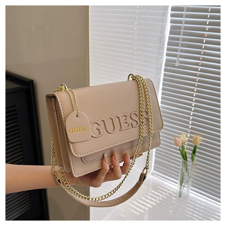 Western Style Trendy Fashion Super Hot Chain Alphabet Small Square Bag
