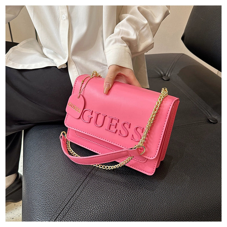 Western Style Trendy Fashion Super Hot Chain Alphabet Small Square Bag