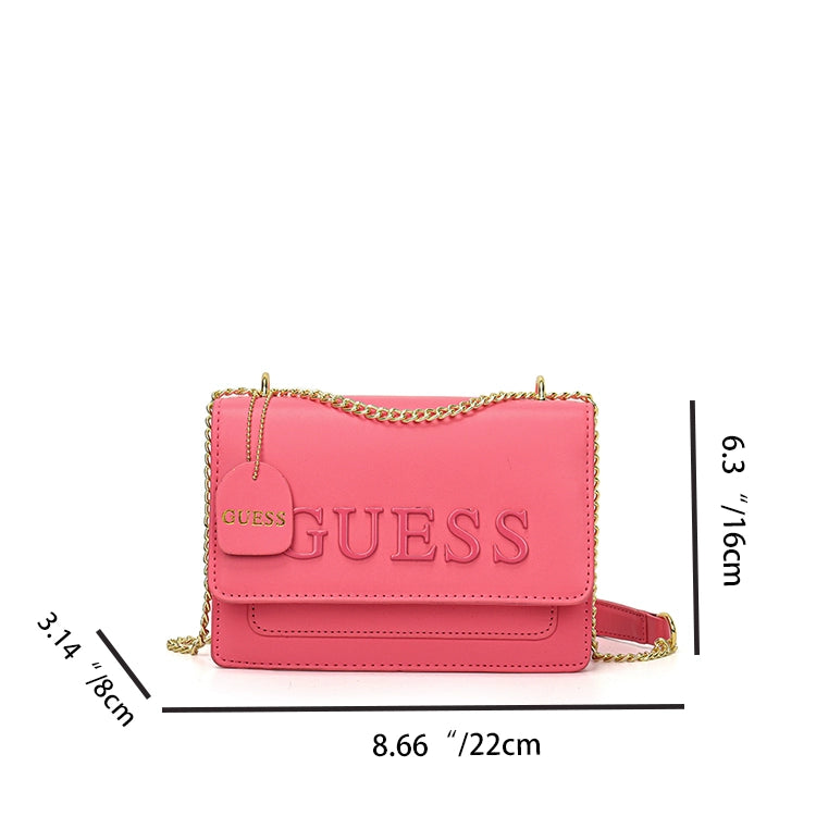 Western Style Trendy Fashion Super Hot Chain Alphabet Small Square Bag