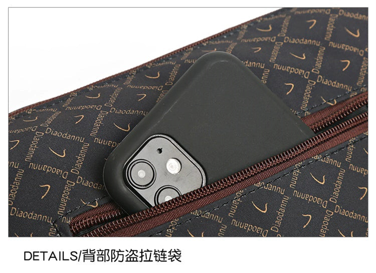 Printed Nylon Bag Crossbody Bag Women's Bag Middle-aged and Elderly Mother's Bag Lightweight Waterproof Shoulder Bag Casual Large Capacity Cloth Bag