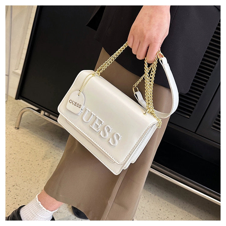 Western Style Trendy Fashion Super Hot Chain Alphabet Small Square Bag