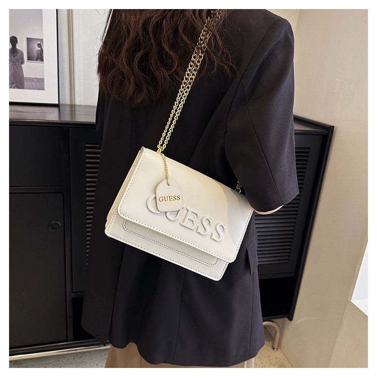Western Style Trendy Fashion Super Hot Chain Alphabet Small Square Bag