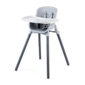 Chicco Zest™ 4-in-1 Folding High Chair Feeding Chair Toddler Chair and Youth Stool Multi-Use Easy Clean High Chair | Seasalt/Grey