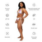All-Over Print Recycled String Bikini