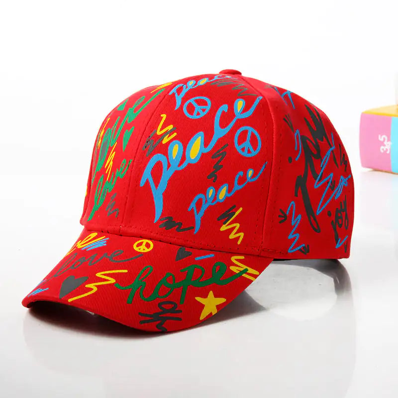 Casual Graffiti Style Baseball Cap