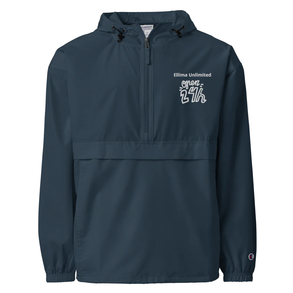 Embroidered Champion Packable Jacket