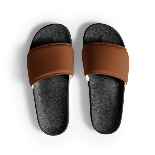 Chocolate Brown Men's Slides