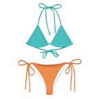 All-Over Print Recycled String Bikini