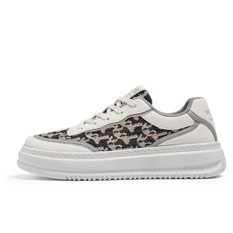 2025 New Niche Comfortable Board Shoes Trend Fashion Casual Sports Breathable Thick Sole Low Top Men's Shoes men shoes sneakers*