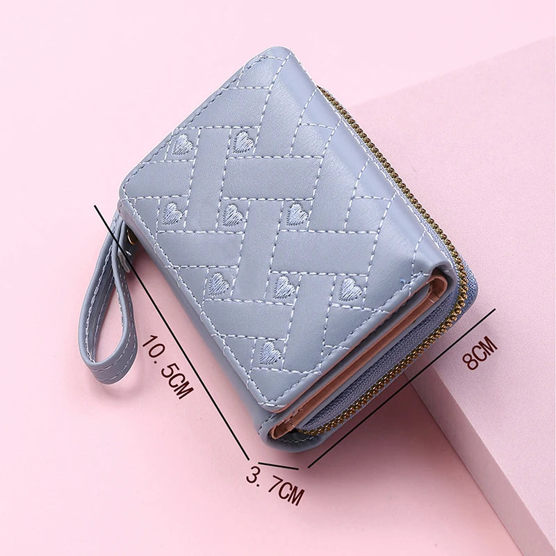 Wallets for Women Kawaii Cute Wallet Luxury Designer Lady Wallet Pink Purse Womens Wallet Small Women Leather Wallet Coin Purse