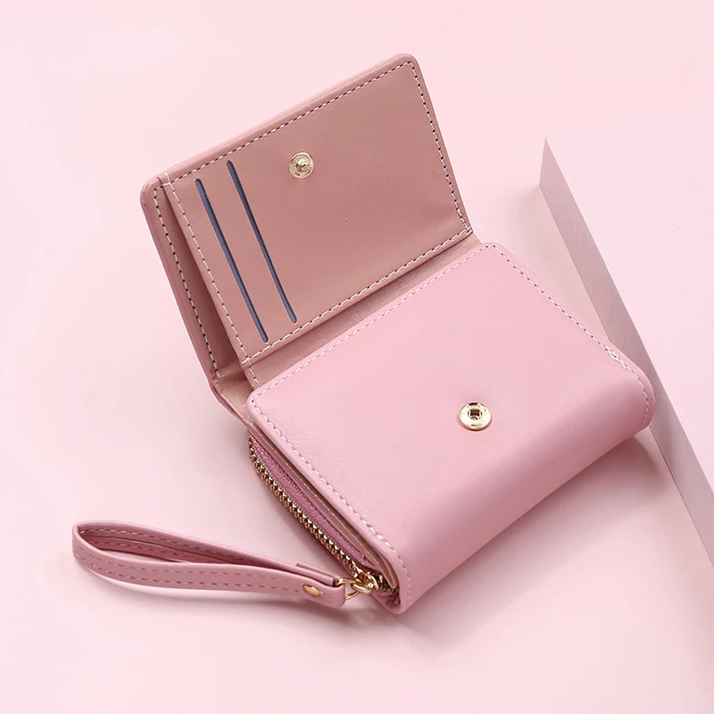 Wallets for Women Kawaii Cute Wallet Luxury Designer Lady Wallet Pink Purse Womens Wallet Small Women Leather Wallet Coin Purse