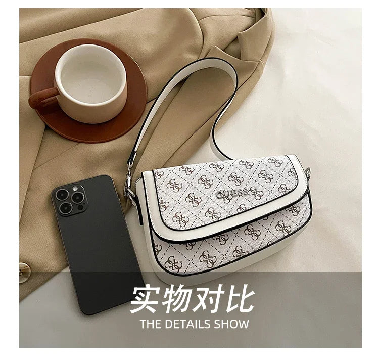 Premium Vintage Style Crossbody Bag - High-End Women's Handbag With Parisian Chic Design & Timeless Leather Craftsmanship