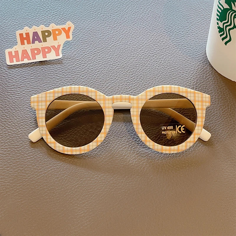 Colored "Checkered" sunglasses