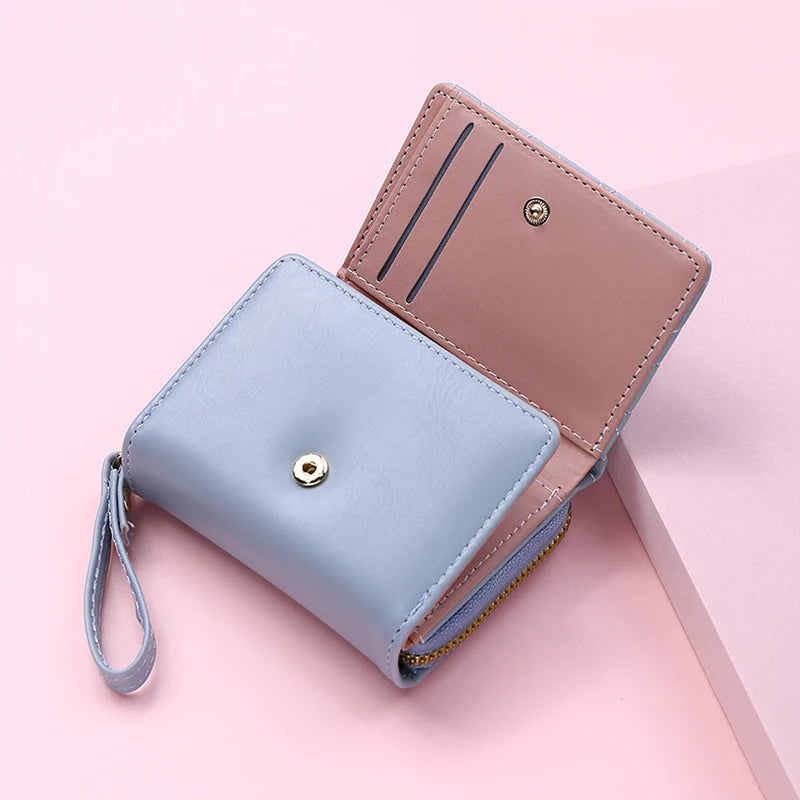 Wallets for Women Kawaii Cute Wallet Luxury Designer Lady Wallet Pink Purse Womens Wallet Small Women Leather Wallet Coin Purse