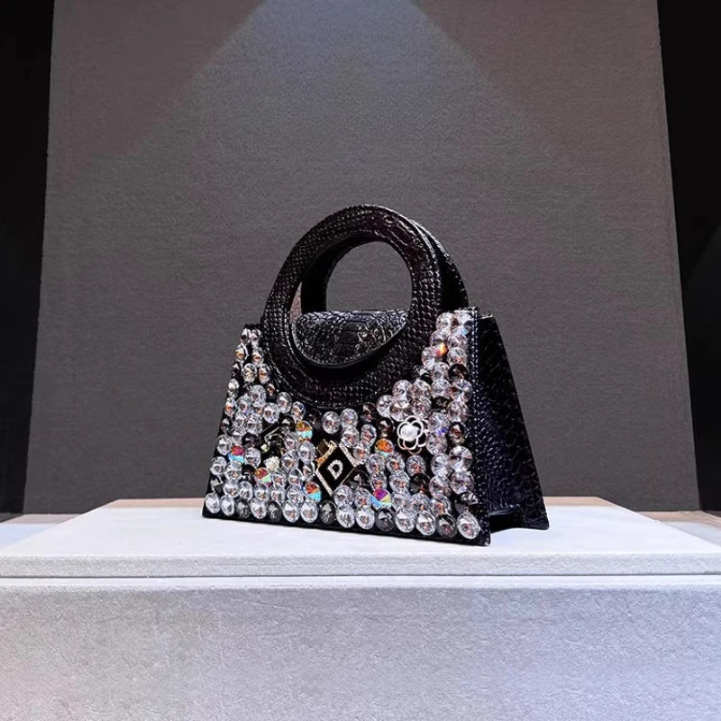 Designer Brand Сумка Женская Fashionable Rhinestone Handbag Crossbody Bags for Women