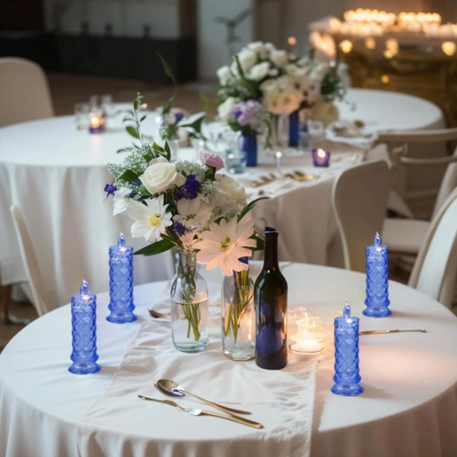 Flame-Free Led Candles Led Candles Suitable For Valentine'S Day Proposals Anniversaries Candles Birthday Weddings Accessories