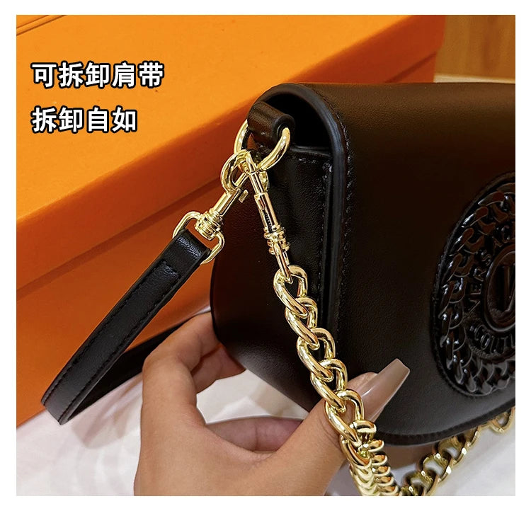 Premium Women's Crossbody Bag Genuine Leather Handbags Designer Shoulder Tote Purse Elegant Luxury Brand Stylish