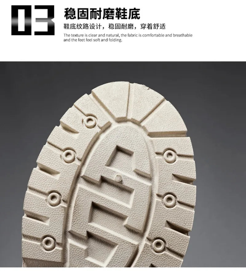 Spring High Top Mens Shoes 2025 Fashion Canvas Sneakers Plus Size Versatile Casual Shoes for Men New British Style Tooling Boots