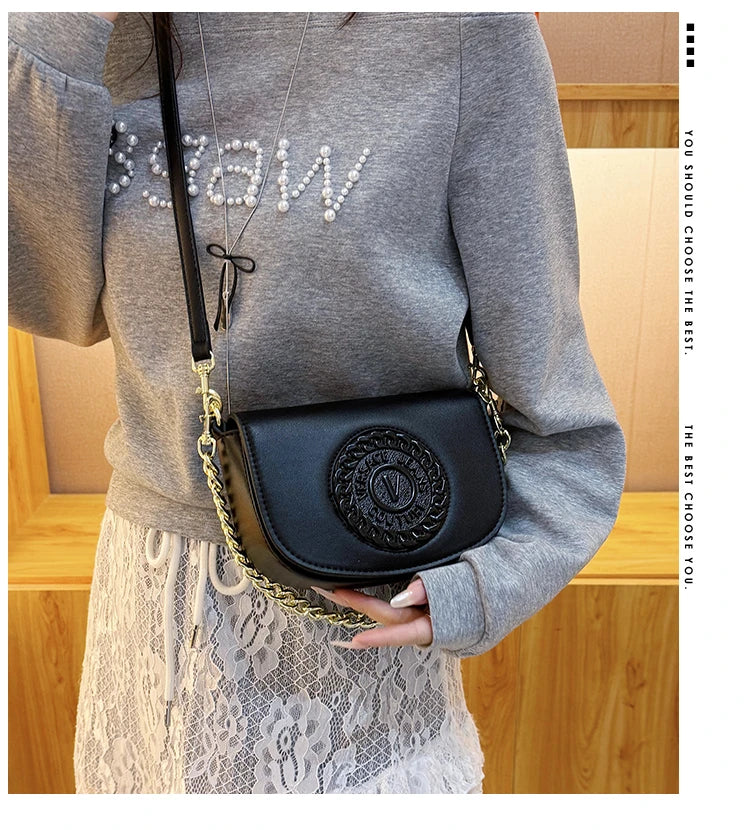 Premium Women's Crossbody Bag Genuine Leather Handbags Designer Shoulder Tote Purse Elegant Luxury Brand Stylish