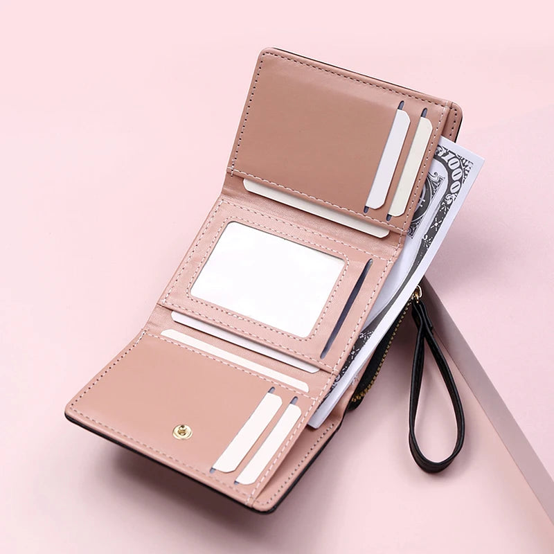 Wallets for Women Kawaii Cute Wallet Luxury Designer Lady Wallet Pink Purse Womens Wallet Small Women Leather Wallet Coin Purse