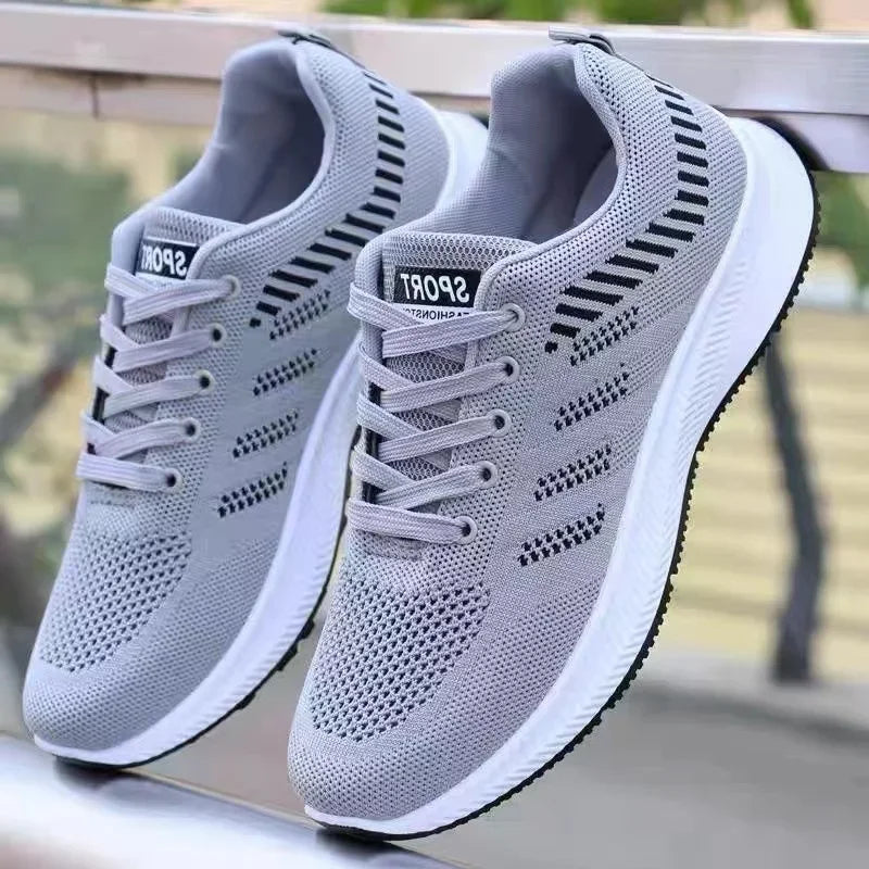 2025 New Men's Shoes, Casual Slippers, Fashionable Sports Shoes, Breathable Running Shoes, Outdoor Walking Training Tennis Shoes