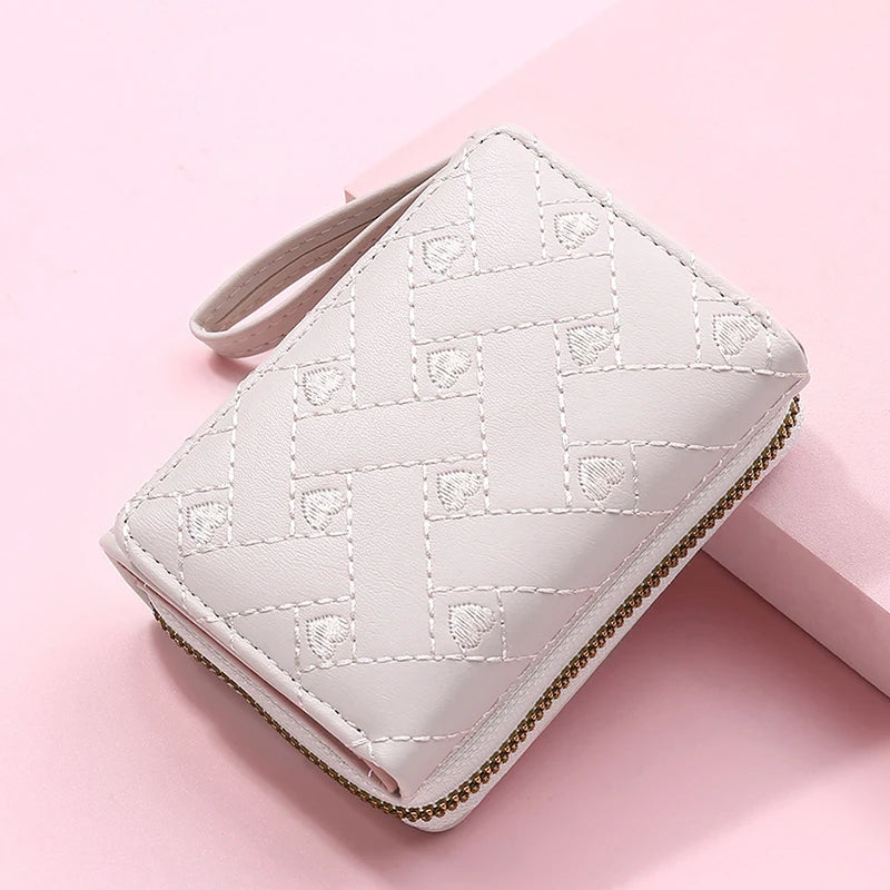 Wallets for Women Kawaii Cute Wallet Luxury Designer Lady Wallet Pink Purse Womens Wallet Small Women Leather Wallet Coin Purse