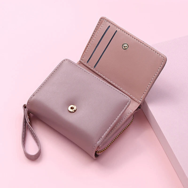 Wallets for Women Kawaii Cute Wallet Luxury Designer Lady Wallet Pink Purse Womens Wallet Small Women Leather Wallet Coin Purse