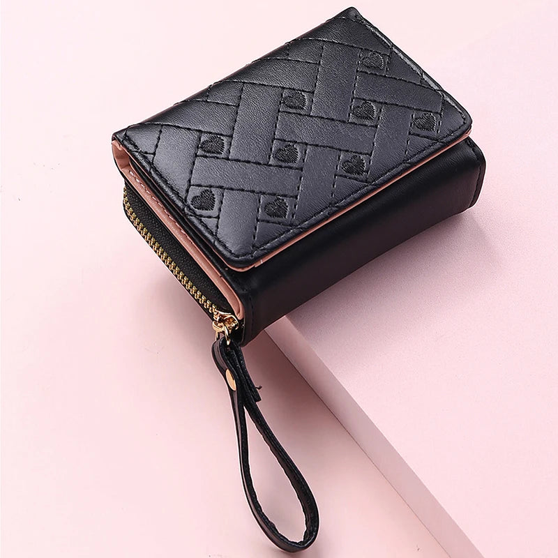 Wallets for Women Kawaii Cute Wallet Luxury Designer Lady Wallet Pink Purse Womens Wallet Small Women Leather Wallet Coin Purse