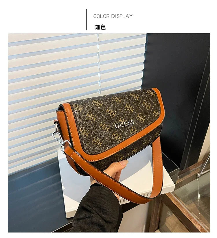 Premium Vintage Style Crossbody Bag - High-End Women's Handbag With Parisian Chic Design & Timeless Leather Craftsmanship