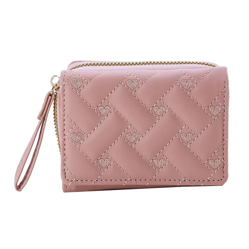 Wallets for Women Kawaii Cute Wallet Luxury Designer Lady Wallet Pink Purse Womens Wallet Small Women Leather Wallet Coin Purse
