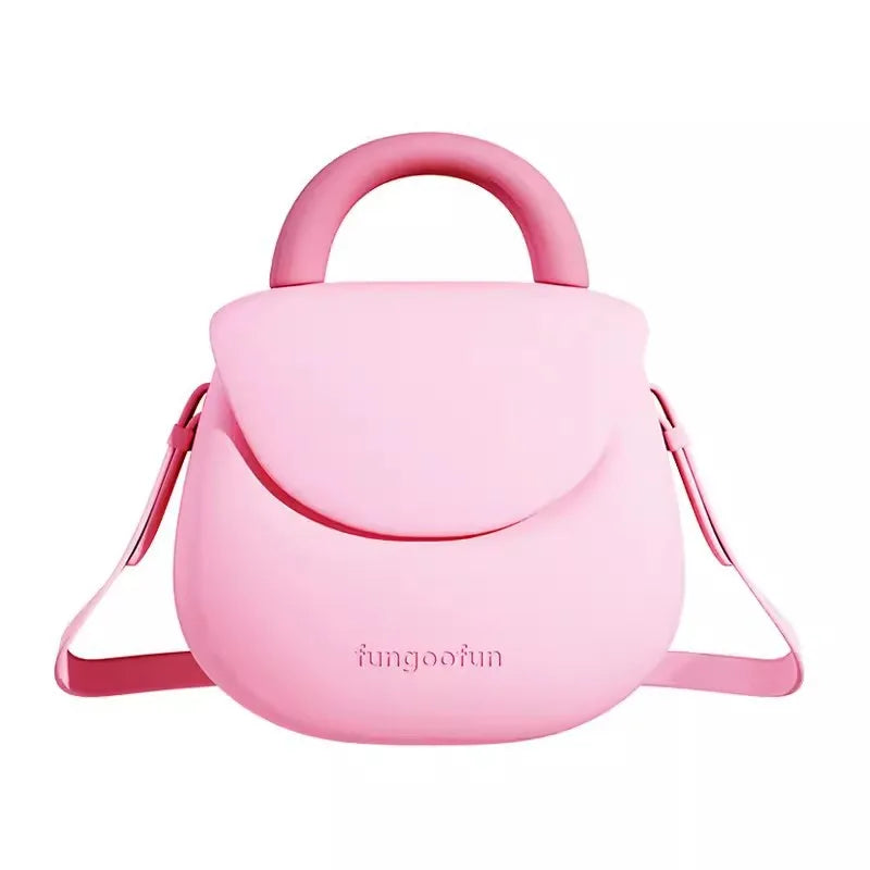 Women's Scratch-resistant Lightweight EVA Sports Waterproof Crossbody Bag Candy Color All-match Fitness Shoulder Bag