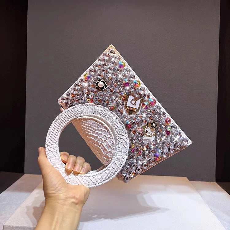 Designer Brand Сумка Женская Fashionable Rhinestone Handbag Crossbody Bags for Women