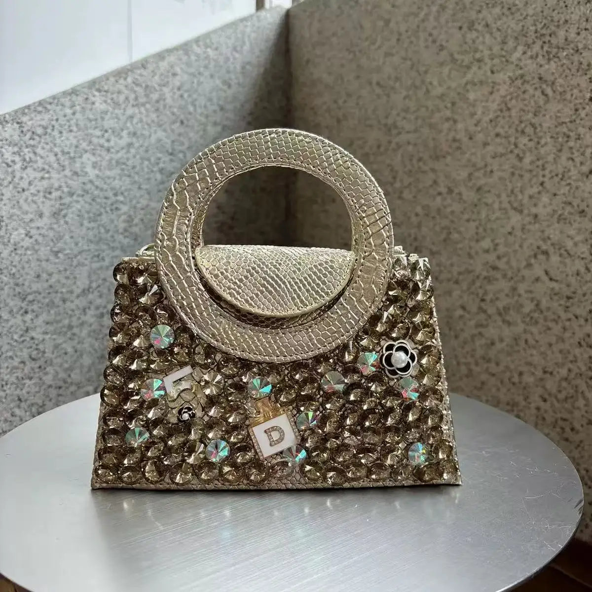 Designer Brand Сумка Женская Fashionable Rhinestone Handbag Crossbody Bags for Women