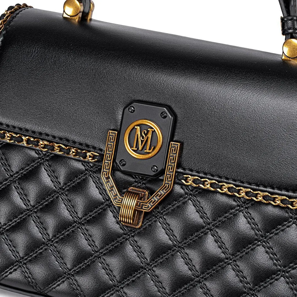 Luxury Brand Ladies Tote Bag In Genuine Leather - Women's Classic Crossbody Shoulder Bag Handbags Elegant