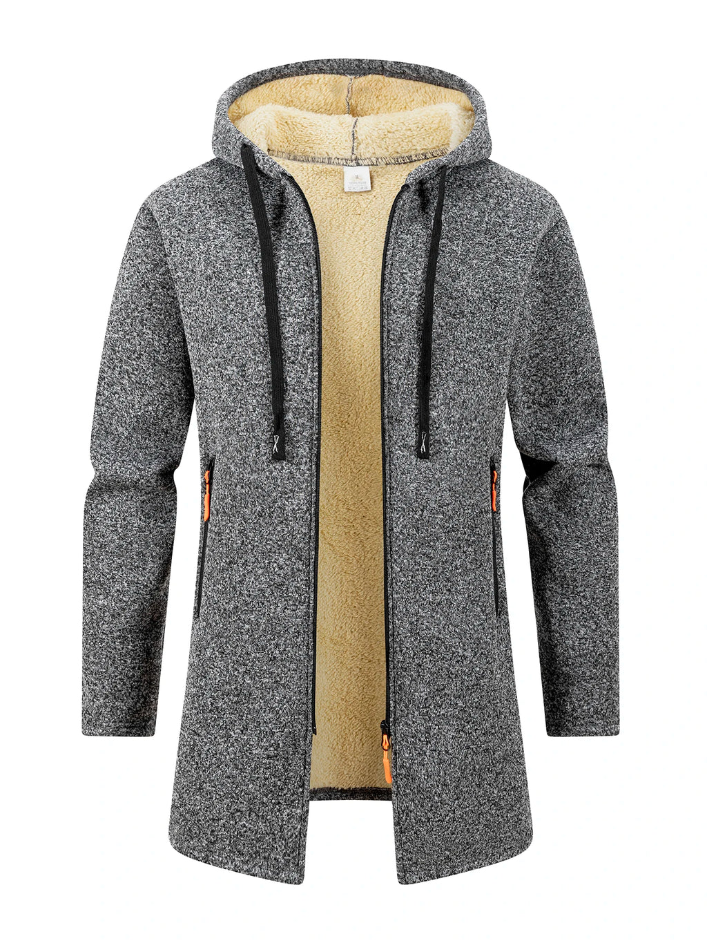 Men's Sweaters Coat Winter New Hot Warm Zipper Medium Long Cardigan Sweater Man Casual Knitwear Thicken Sweatercoat mens clothes