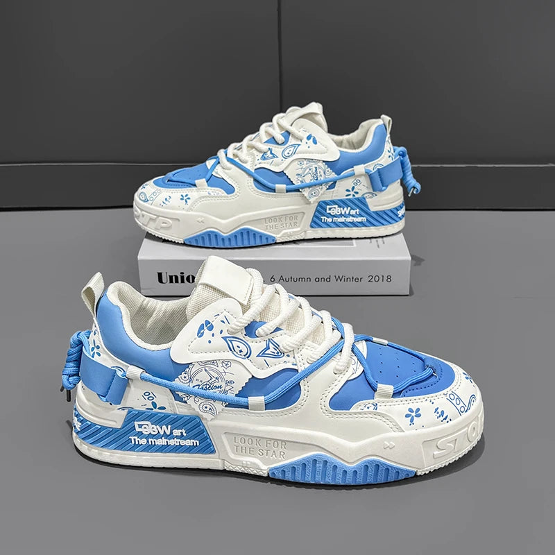 Men's Shoes 2025 New Summer All Casual Board Shoes Sports Thick Sole Increase Bread Shoes Non-slip Wear-resistant Casual Shoes