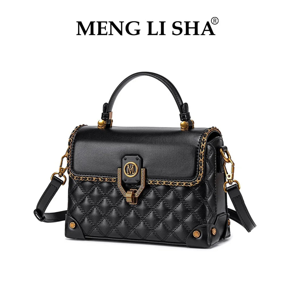 Luxury Brand Ladies Tote Bag In Genuine Leather - Women's Classic Crossbody Shoulder Bag Handbags Elegant