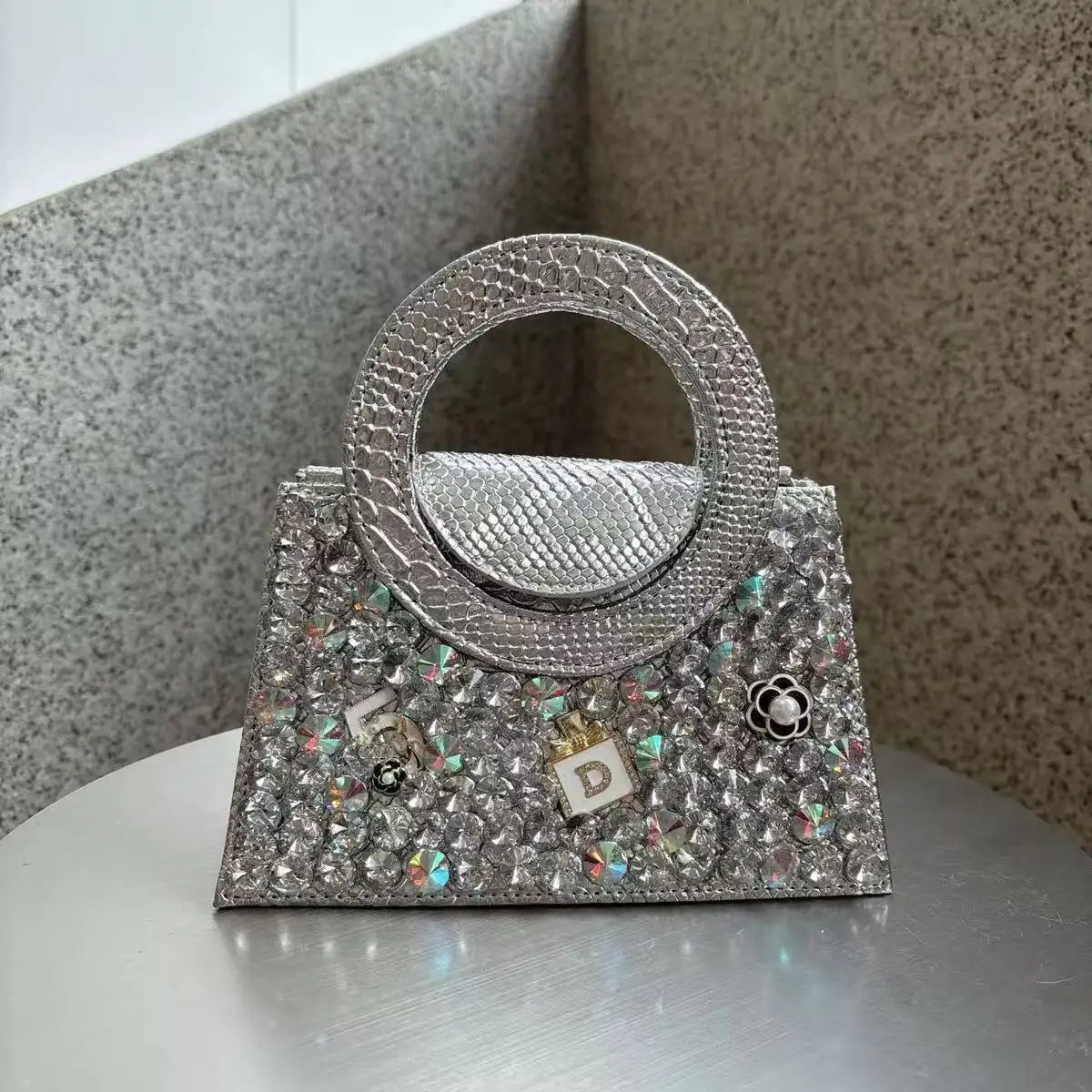 Designer Brand Сумка Женская Fashionable Rhinestone Handbag Crossbody Bags for Women
